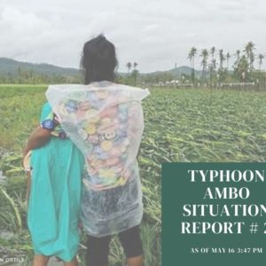 TYPHOON AMBO Situation Report #1 May 16, 2020 3:47 pm