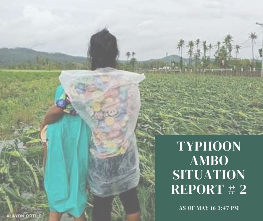 TYPHOON AMBO Situation Report #1 May 16, 2020 3:47 pm