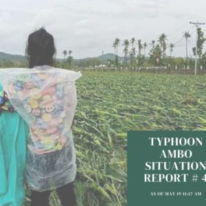 TYPHOON AMBO Situation Report #4 May 19, 2020, 11:17 am