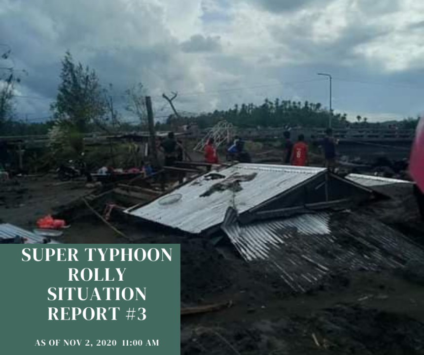 Typhoon Rolly (Goni) Situation Report #3 November 2, 2020 11:00 am