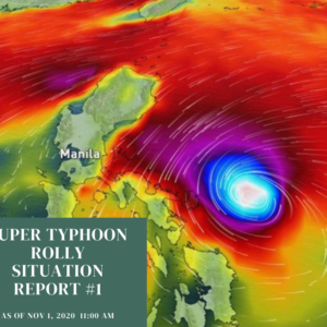Typhoon Rolly (GONI) Situation Report #1 October 31, 2020 11:00 am