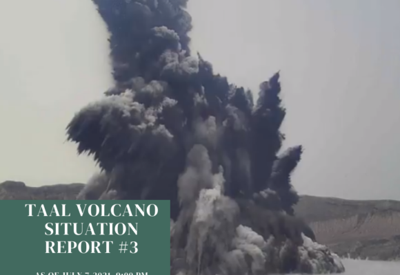 Taal Volcano Situation Report #3 July 07, 2021 9:00 PM